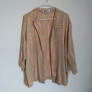 silk pattern kimono size XXL